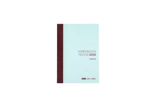 Hobonichi Techo Original Avec Book A6 2026 - kalendarz dzienny JP / Jul Start / Mon Start / 6 months July-December