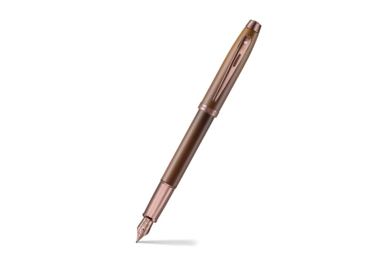 Sheaffer 100 Coffee Edition Matt Brown - Zestaw_ pióro wieczne i atrament NOTEKA (4).jpg