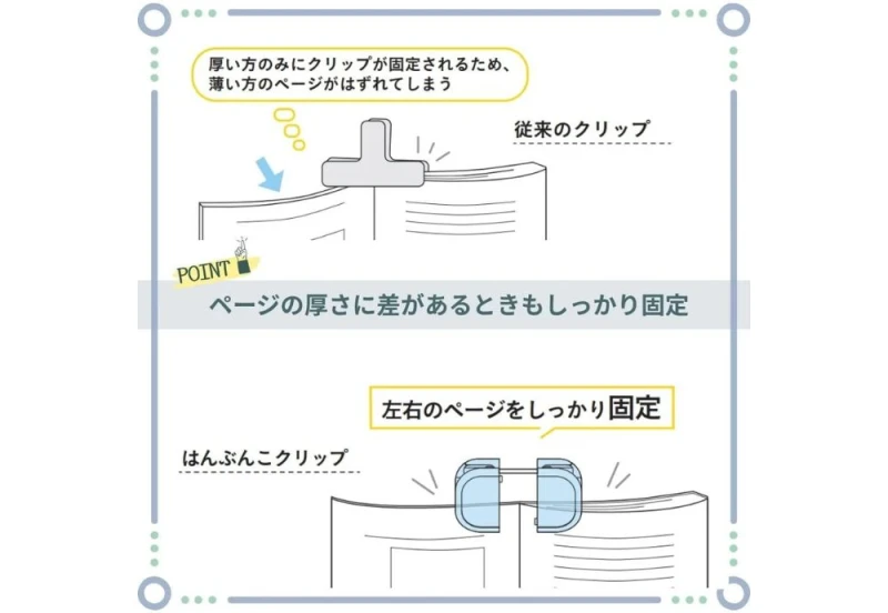 Raymay Fujii Keeped Half-Split Clip Klips NOTEKA (2).jpg