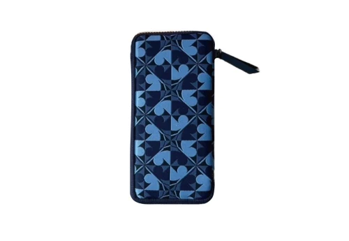 Kyoku Haku Zippered Pen Case Archeology Blue - piórnik na 3 instrumenty