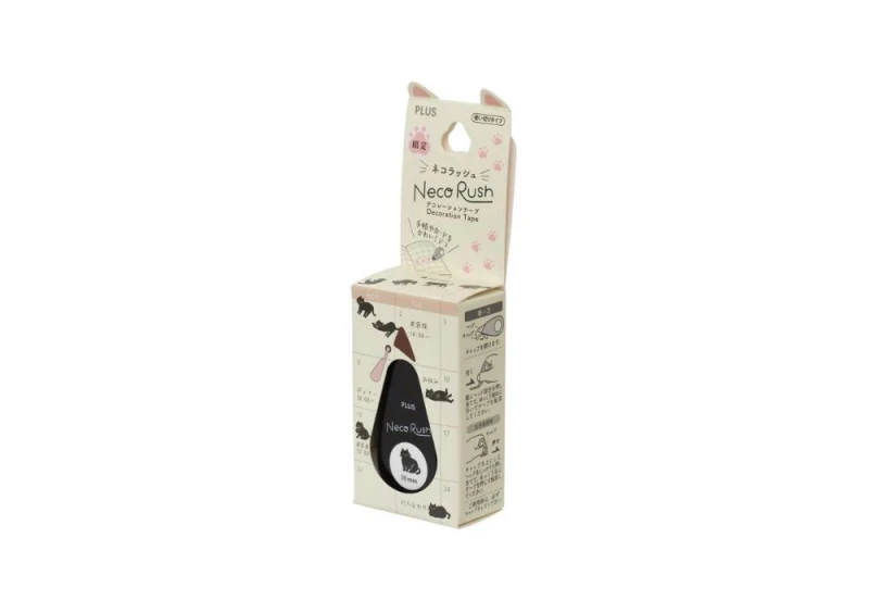 PLUS neco rush taśma w dyspenserze black cat NOTEKA.jpg
