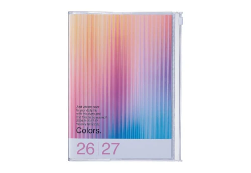 Mark's Japan Kalendarz 2026/2027 Colors Gradient A5 - magenta