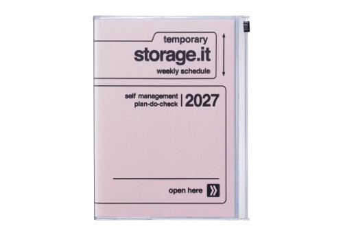 mark's japan kalendarz a5 storage it różowy 2026 2027 NOTEKA.jpg
