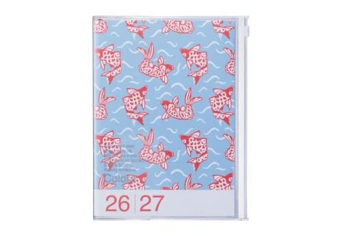 Mark's Japan Kalendarz 2026/2027 Patterns A5 - rybki