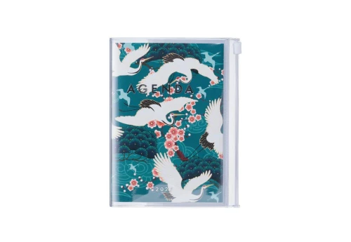 Mark's Japan Kalendarz 2026/2027 Japan / Birds Ptaki A6 - zielony