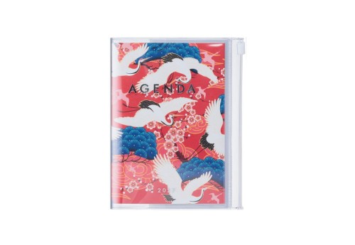mark's japan kalendarz a6 birds red 2026 2027 NOTEKA.jpg