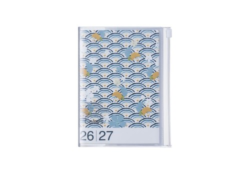 mark's japan kalendarz a6 patterns wave green 2026 2027 NOTEKA.jpg