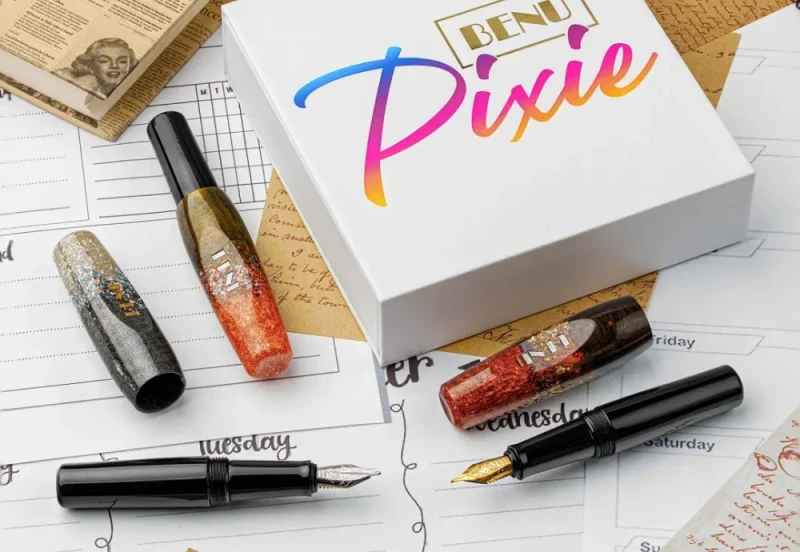 BENU SET Pixie Pióra Wieczne - Metallic dust NOTEKA (4).jpg