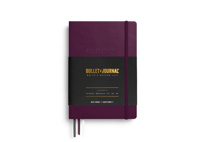 Leuchtturm1917 Bullet Journal notes w kropki purple NOTEKA.jpg