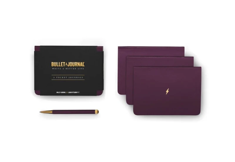 Leuchtturm1917 Bullet Journal 3 pocket journals purple NOTEKA (2).jpg
