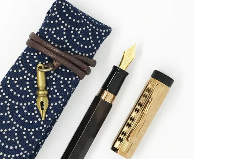 Kyokuhaku Japanese kiku pattern Pen Sleeve NOTEKA (7).jpg