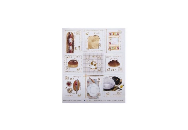 Ours naklejki znaczki sweet hours Stamp Sticker NOTEKA.jpg