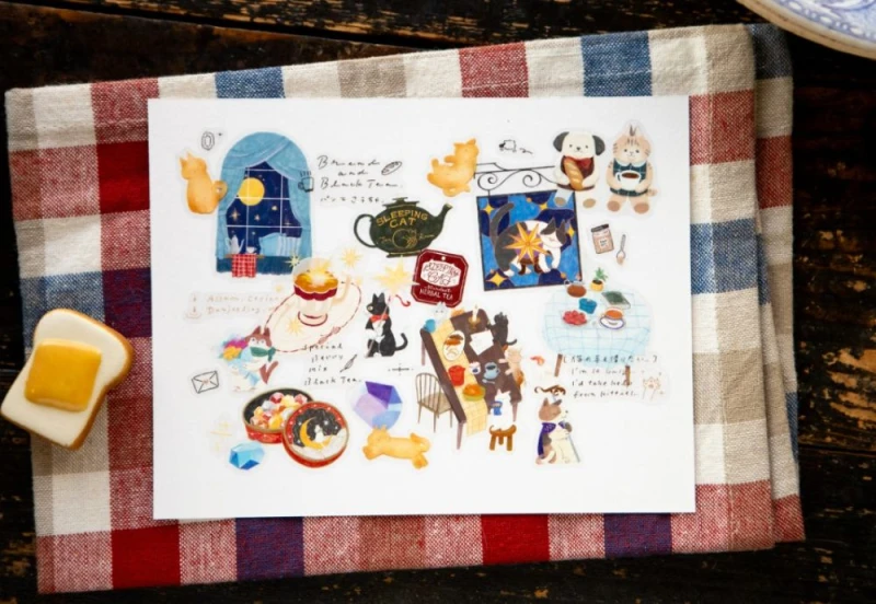 Tea Room Sleeping Cat OURS NOTEKA (4).jpg