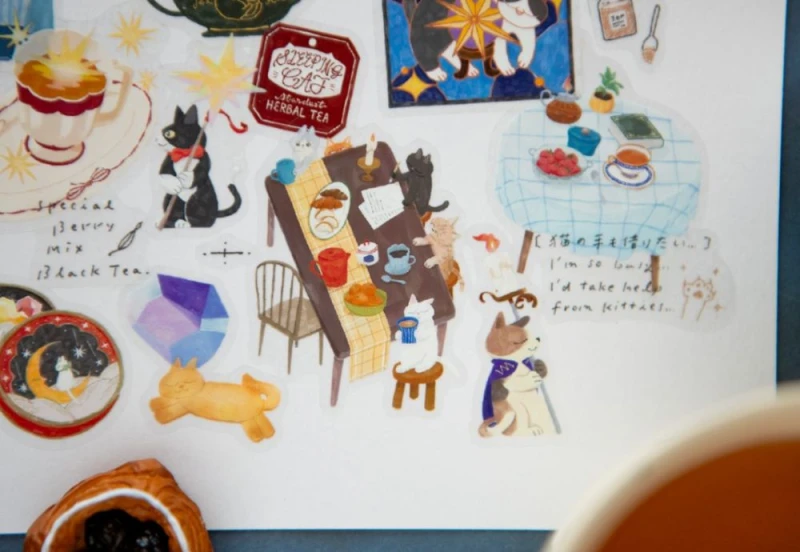 Tea Room Sleeping Cat OURS NOTEKA (6).jpg