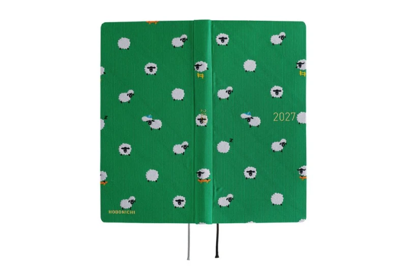 Hobonichi Techo Weeks 2027 Bow & Tie_ Sheep Sheep Sheep - kalendarz tygodniowy ENG NOTEKA (3).jpg