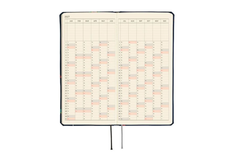 Hobonichi Techo Weeks 2027 Bow & Tie_ Candy Dream - kalendarz tygodniowy ENG NOTEKA (6).jpg