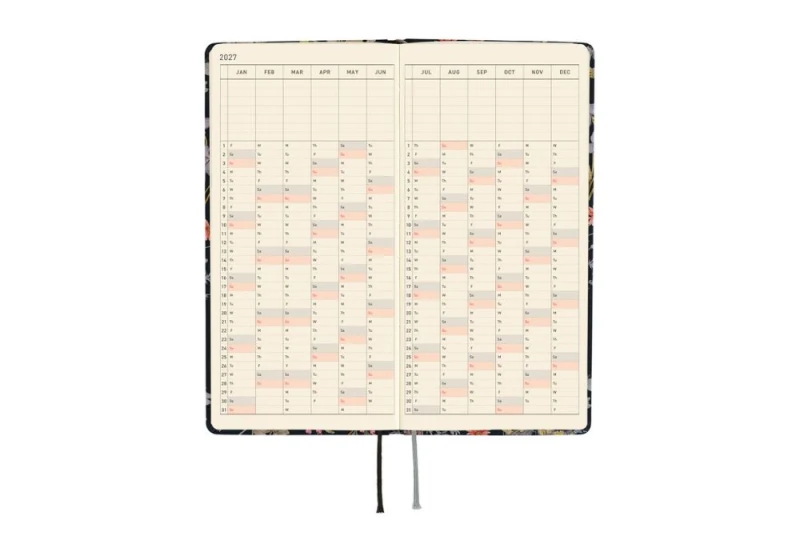 Hobonichi Techo Weeks 2027 Liberty Fabrics_ Floral Remedy - kalendarz tygodniowy ENG NOTEKA (6).jpg