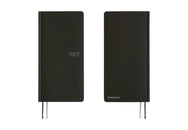 Hobonichi Techo Weeks 2027 Paper Series_ Black Argyle  - kalendarz tygodniowy ENG NOTEKA (7).jpg