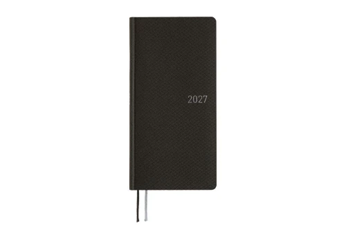 Hobonichi Techo Weeks 2027 Paper Series: Black Argyle - kalendarz tygodniowy ENG / Jan Start