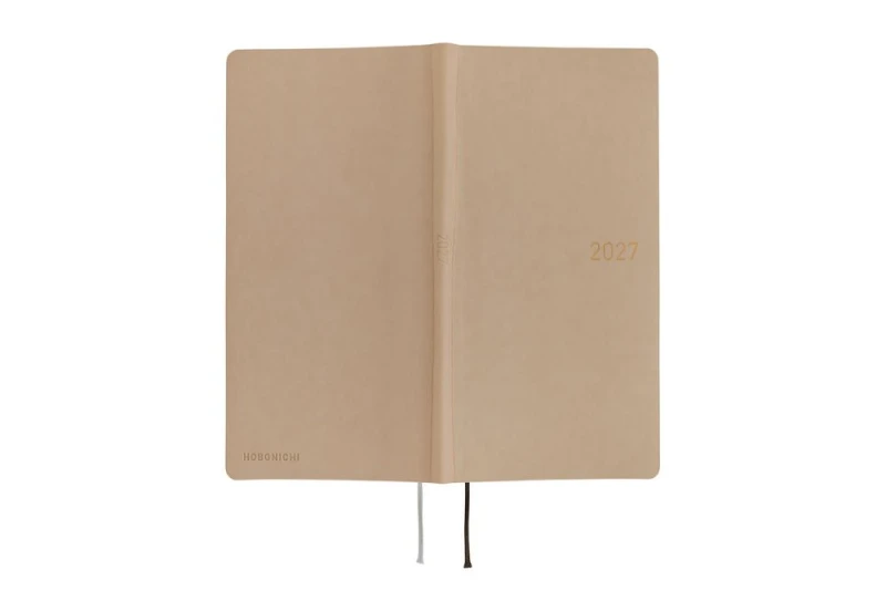 Hobonichi Techo Weeks 2027 Smooth_ Cafe au Lait  - kalendarz tygodniowy ENG NOTEKA (3).jpg