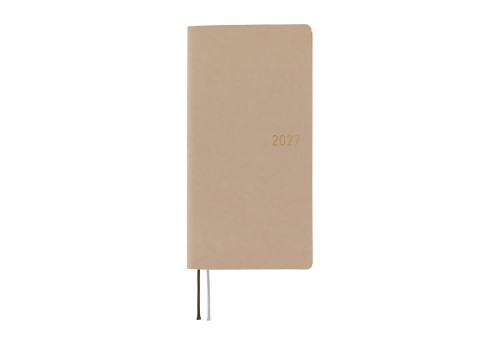 Hobonichi Techo Weeks 2027 Smooth_ Cafe au Lait  - kalendarz tygodniowy ENG NOTEKA.jpg