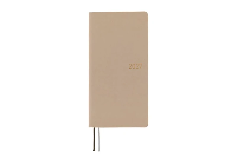 Hobonichi Techo Weeks 2027 Smooth_ Cafe au Lait  - kalendarz tygodniowy ENG NOTEKA.jpg