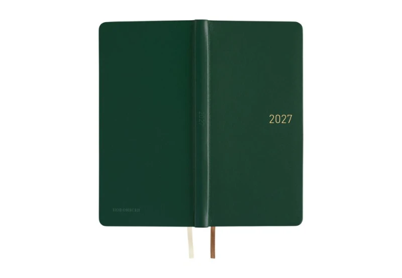 Hobonichi Techo Weeks 2027  Leather_ Forest Green  - kalendarz tygodniowy ENG NOTEKA (3).jpg