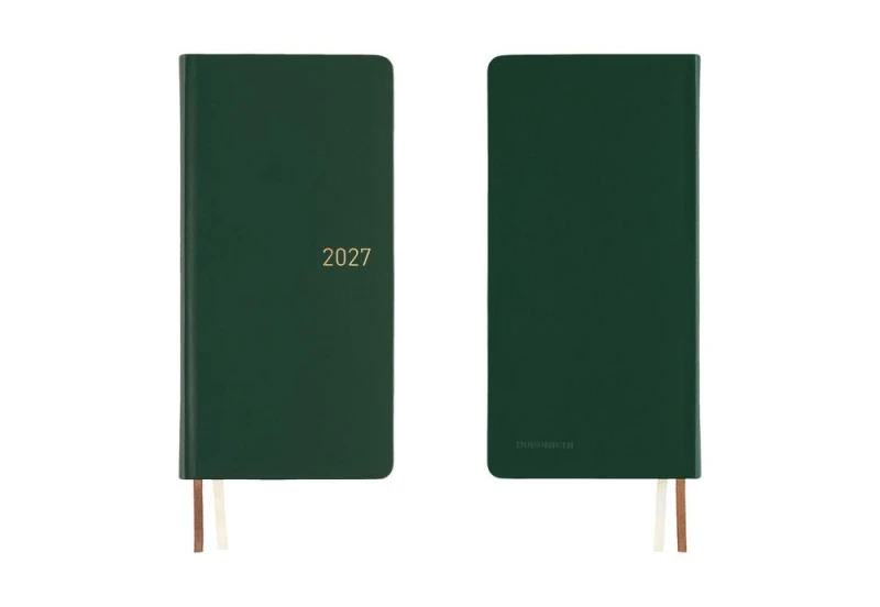 Hobonichi Techo Weeks 2027  Leather_ Forest Green  - kalendarz tygodniowy ENG NOTEKA (7).jpg