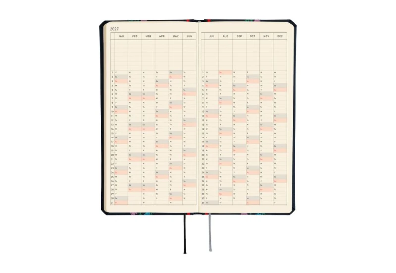 Hobonichi Techo Weeks 2027 Yoshie Watanabe_ Petit Bloom  - kalendarz tygodniowy ENG NOTEKA (6).jpg