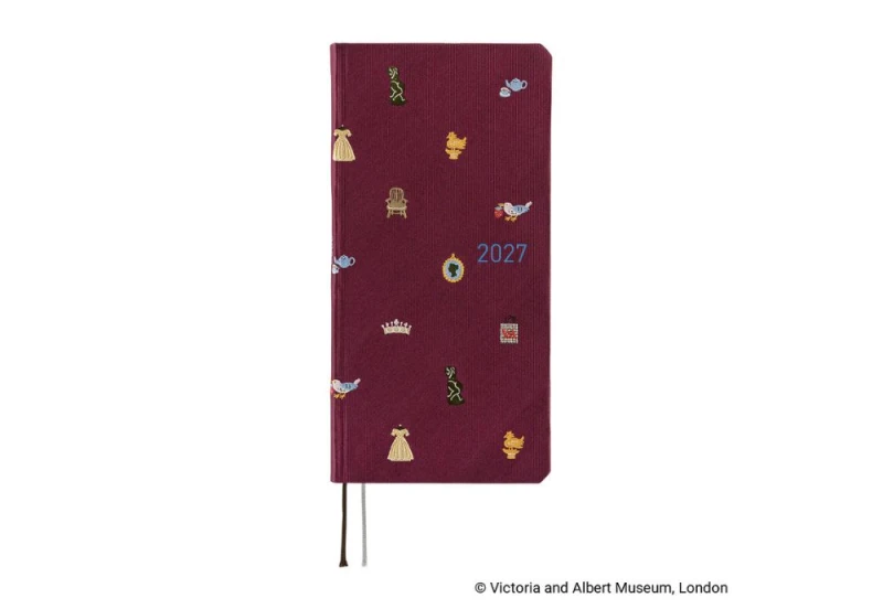 Hobonichi Techo Weeks 2027 V&A Series_ Welcome to the V&A - kalendarz tygodniowy ENG NOTEKA.jpg