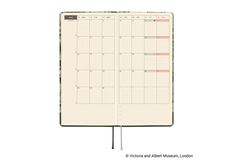 Hobonichi Techo Weeks 2027 V&A Series_ Leicester - kalendarz tygodniowy ENG NOTEKA (4).jpg