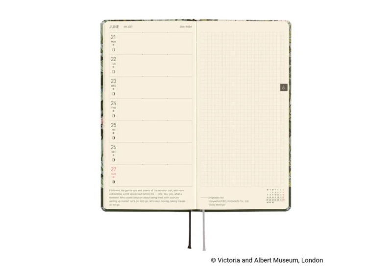 Hobonichi Techo Weeks 2027 V&A Series_ Leicester - kalendarz tygodniowy ENG NOTEKA (5).jpg