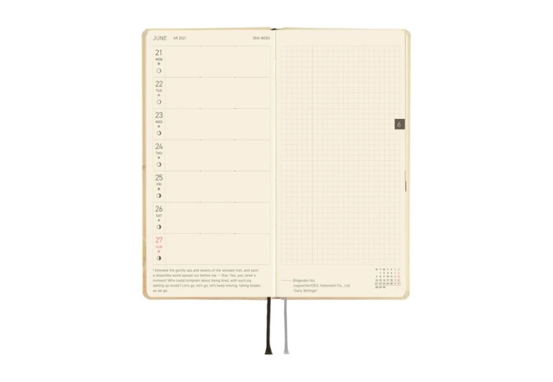 Hobonichi Techo Weeks 2027 Akiko Miyakoshi_ Once, in Spring - kalendarz tygodniowy ENG NOTEKA (3).jpg
