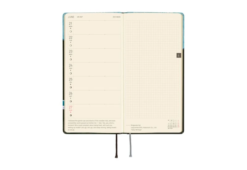 Hobonichi Techo Weeks 2027 Hiroko Kubota_ Meteor Shower NOTEKA (5).jpg