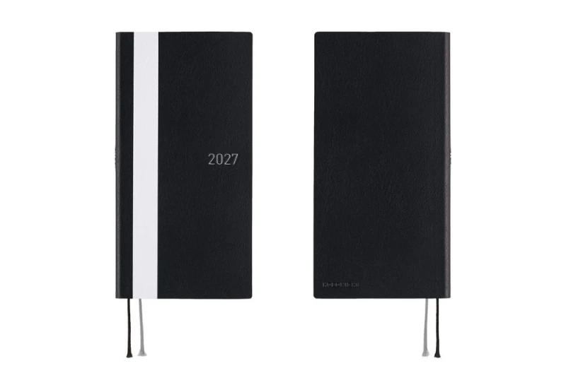 Hobonichi Techo Weeks 2027 White Line Black NOTEKA (7).jpg