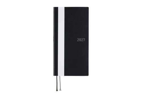 Hobonichi Techo Weeks 2027 White Line Black NOTEKA.jpg