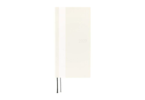 Hobonichi Techo Weeks 2027 White Line Ivory - kalendarz tygodniowy ENG / Jan Start