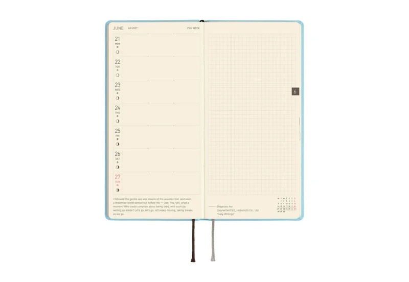 Hobonichi Techo Weeks 2027 Colors_ Sea Glass NOTEKA (5).jpg