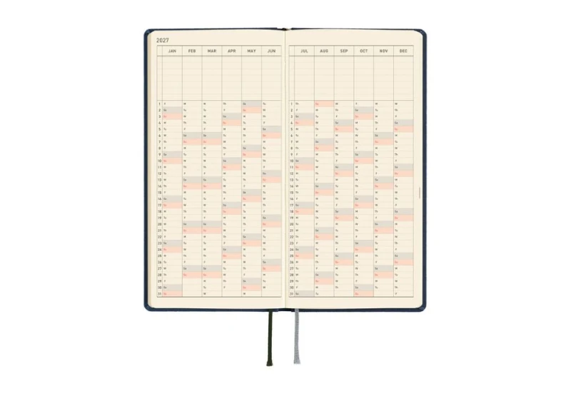 Hobonichi Techo Weeks 2027 Colors_ Midnight Blue NOTEKA (6).jpg