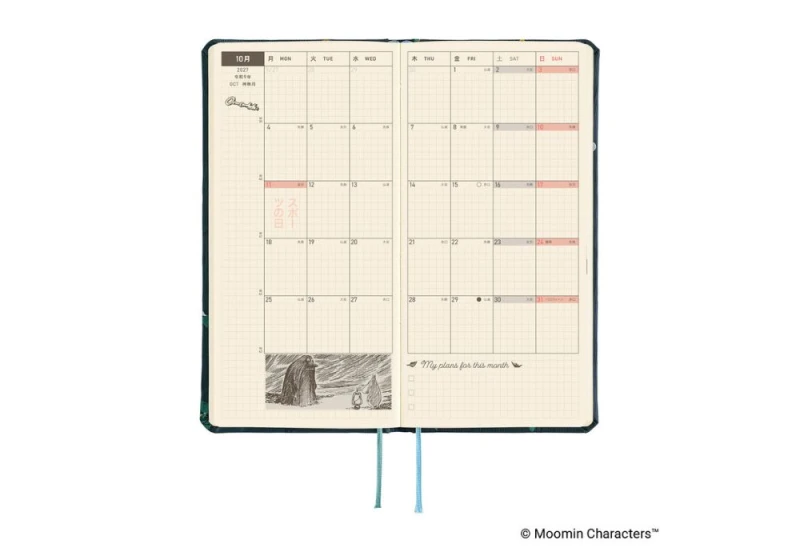 Hobonichi Techo Weeks 2027 Moomin_ A Day in the Life of Snufkin NOTEKA (2).jpg