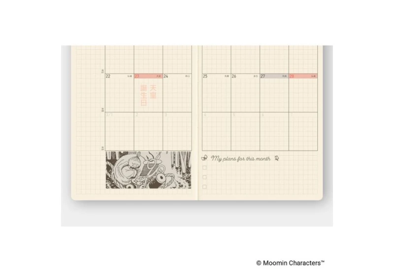Hobonichi Techo Weeks 2027 Moomin_ At the Table NOTEKA (5).jpg