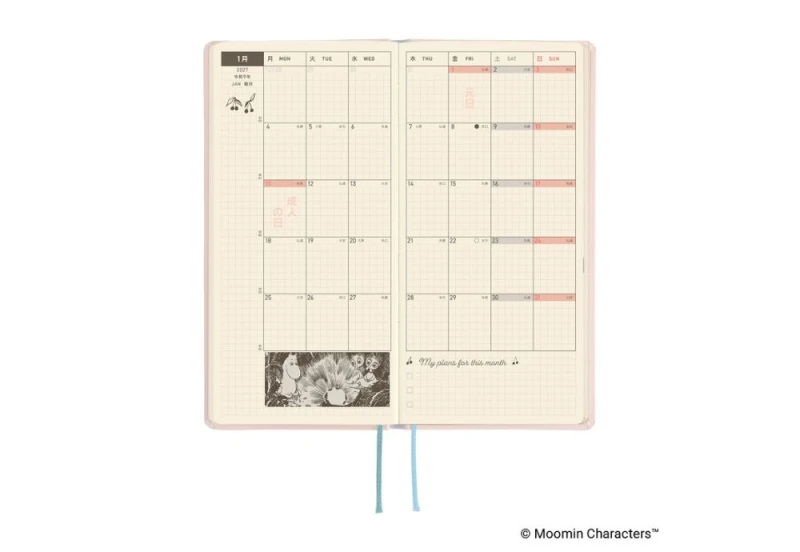 Hobonichi Techo Weeks 2027 Moomin_ At the Table NOTEKA.jpg