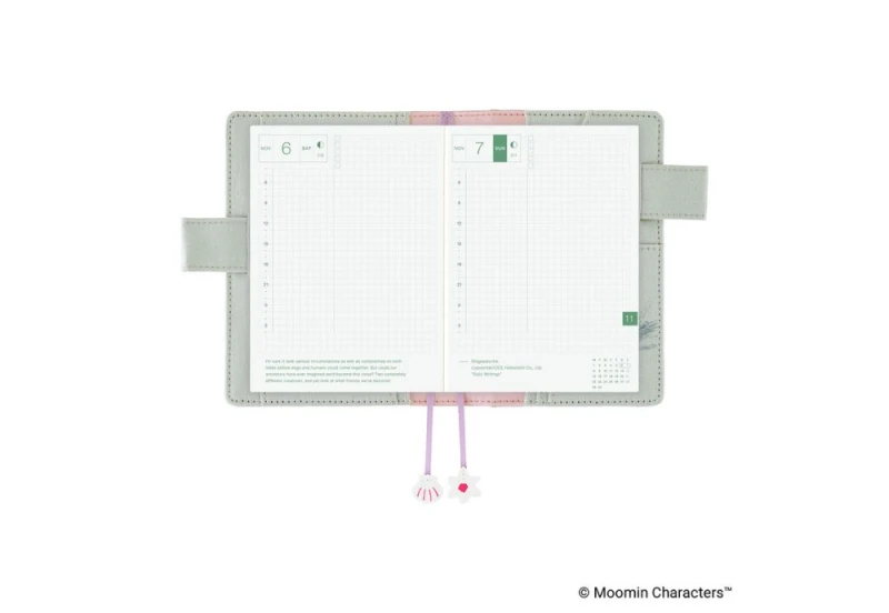 Hobonichi okładka A6 Moomin_ My Yard (Pale Mint) NOTEKA (6).jpg