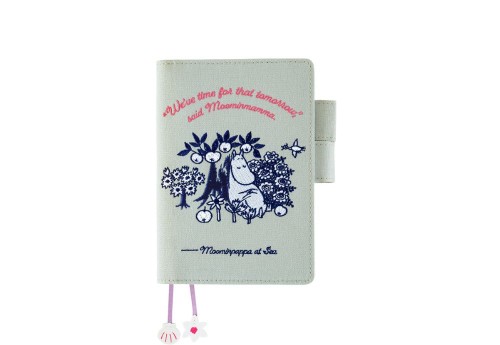 Hobonichi okładka A6 Moomin_ My Yard (Pale Mint) NOTEKA.jpg