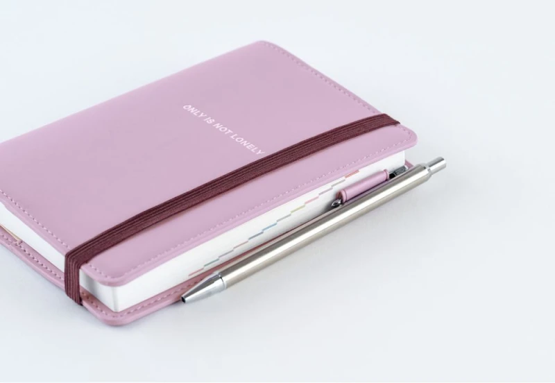 Hobonichi okładka A6  Cover Only is Not Lonely (Lilac) NOTEKA (8).jpg