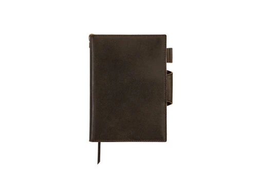 Hobonichi Techo Original A6 Cover: Arts&Science: Wax Coating Kip - okładka brązowa