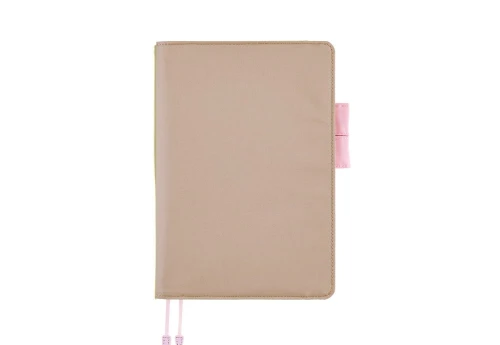 Hobonichi Techo Cousin A5 Cover Colors: Chiffon Greige - okładka bladoróżowa