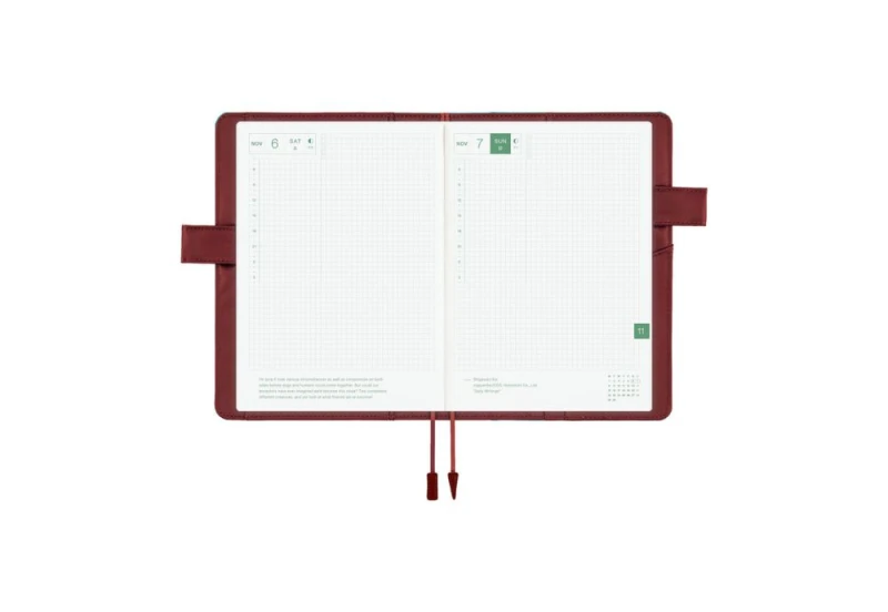 Hobonichi Techo Cousin A5 Cover Colors_ Misty Cedar NOTEKA (6).jpg