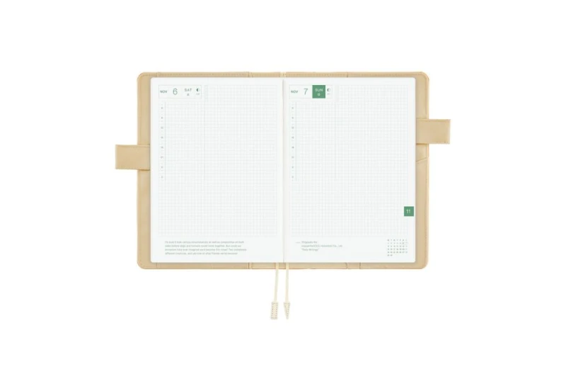 Hobonichi Techo Cousin A5 Cover Colors_ Mango latte NOTEKA (6).jpg