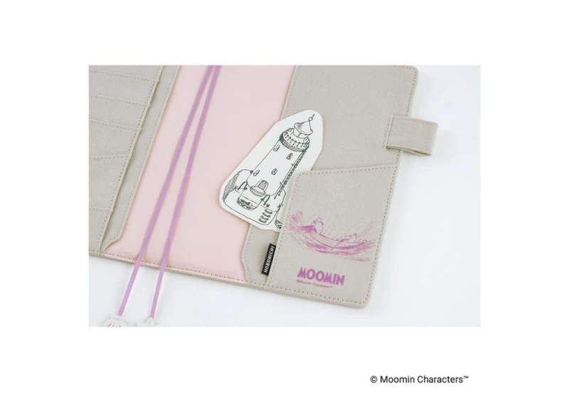 Hobonichi Techo Cousin A5 Cover Moomin_ My Yard (Pink Gray) NOTEKA (9).jpg
